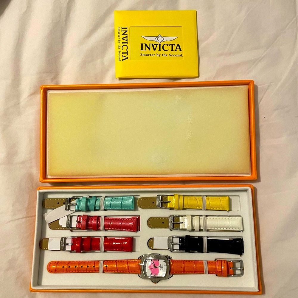 ✨NIB✨ Invitica Watch Set: Peace & Love Quartz